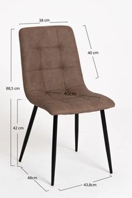 Pack 4 Stuhl Stoelen