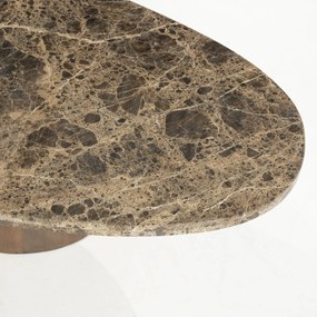 Eleonora Bradley Marmeren Salontafel Organische Vorm - 120 X 75cm.