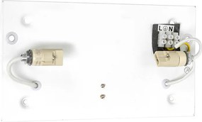 Moderne wandlamp zwart 2-lichts - Otan