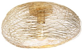 Smart plafondlamp goud ovaal incl. Wifi G95 - Sarella