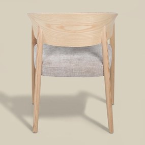Eiken Eetkamerstoel Gebogen Hout