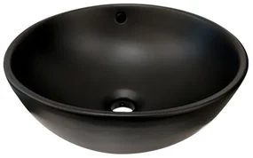 Best Design Ancona opbouw waskom mat zwart Ø38cm H16cm 4006290