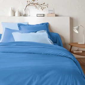 Dekbedovertrek met rits in effen katoen, Scénario