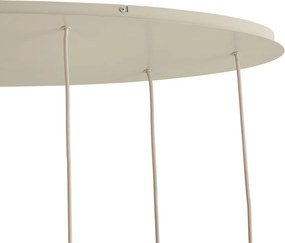 Japandi hanglamp beige 7-lichts - Pluni Tuba