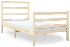 vidaXL Bedframe massief grenenhout 90x190 cm 3FT Single