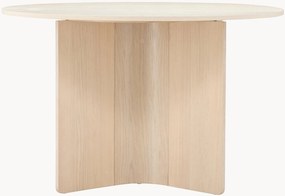 Ronde eettafel Tyresö met houtlook, Ø 120 cm