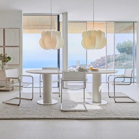 Hanglamp van metaal en hars, Oï