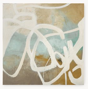 Handbeschilderde canvasdoek Notify