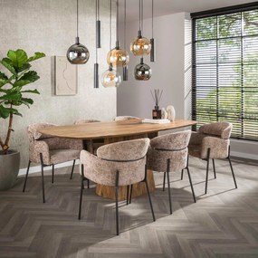 Comfortabele Eetkamerstoel Mocca