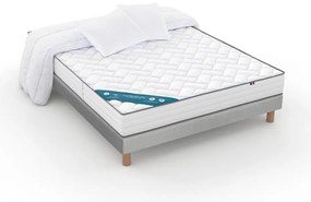 Matras +bed + poten + dekbed + kussen(s)