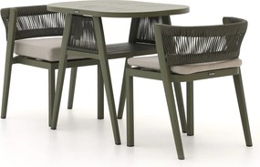 Bistro- en balkonset Manifesto  | 2 personen | Tuinset aluminium | 3-delig | Kees Smit Tuinmeubelen