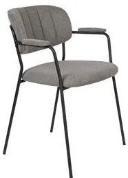 House of Rebels Eetkamerstoel - Roos - Zwart/Grijs - House of Rebels