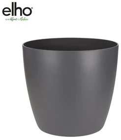 Pot Elho Brussels round antraciet