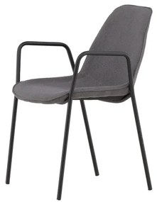 Jörn Eetkamerstoel - Robert  - Donkergrijs - Bouclé - Jörn