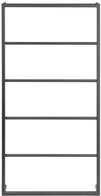 Sapho Industrial handdoekrek hangend 115x60cm mat zwart