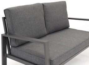 Zakintos antraciet aluminium tweezitsbank Garden Point