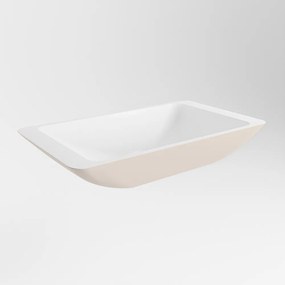 Mondiaz Topi Solid Surface waskom 60x35cm linen / talc