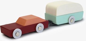 Houten auto met caravan - Duotone Car #8 - Floris Hovers