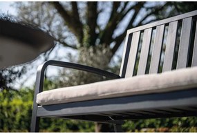 Garden Impressions Neapolis tuinbank 150 cm - donker grijs