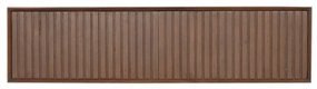 Starfurn Madison Walnut Zwevend Tv-meubel Walnoot Ribbels 120 Cm - 120x35x30cm.