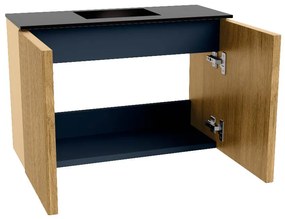 Mondiaz Joya 60cm toiletmeubel oak met wastafel faye midden 1 kraangat urban