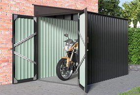 Arendal metalen gereedschapshuis 2,4 x 1,7 m Store Boss antraciet