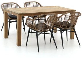 + 15% kassakorting | Diningset Intenso | 4 personen | Tuinset teakhout | 5-delig | Kees Smit Tuinmeubelen