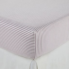 Hoeslaken in flanel met omslag 25 cm, Elona