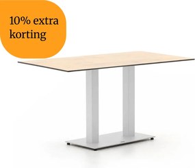 + 10% kassakorting | Tuin eettafel Forza | Rechthoekig | Tuintafel Kunststof | 120x70cm | 4 personen | Kees Smit Tuinmeubelen