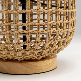 Kare Design Aloha Staande Lamp Riet Retro 67 Cm