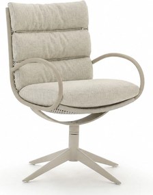 Tuinstoel Aluminium/Rope Taupe-naturel-bruin Apple Bee Camp Bay