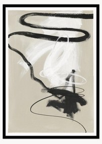 Ingelijste digitale print Less but better