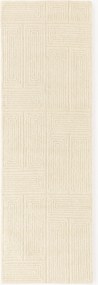 Handgetufte wollen loper Alexia met geometrisch patroon