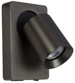Lucide Nigel wandlamp 1x 5W gunmetal