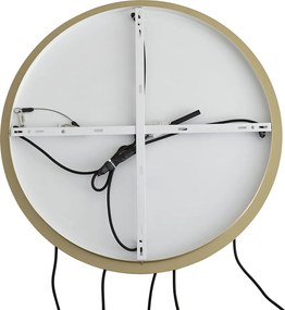 Hotel Chique hanglamp messing met blauw en groen glas 5-lichts - Qara