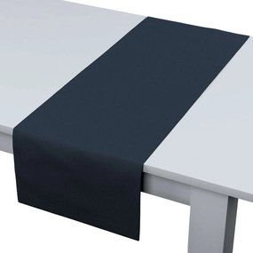 Dekoria Rechthoekige tafelloper collectie Quadro marineblauw 40 x 130 cm