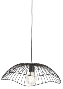 Design hanglamp zwart draad 50cm - Pua Design E27 Binnenverlichting Lamp