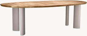 Ovale tuintafel Free From met teakhouten tafelblad