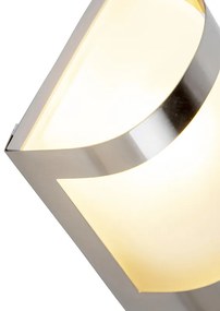 Buiten wandlamp met schemerschakelaar / dag-nacht sensor met bewegingsmelder RVS schemersensor - Mira Landelijk / Rustiek E27 IP44 Buitenverlichting bol / globe / rond