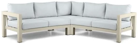 Hoek loungeset 5 personen Aluminium Taupe Lifestyle Garden Furniture Luca