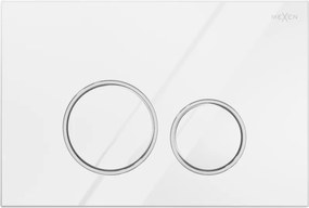 Mexen Fenix Air 05 pneumatische spoelknop, glanzend wit - 6A0500