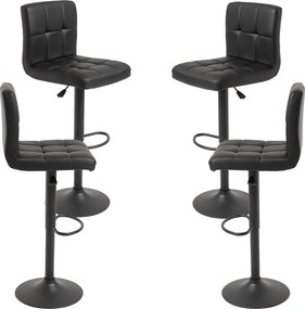 Pack 4 Taburetes Casper Black