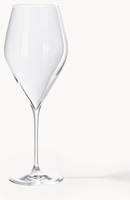 Kristalglazen rode wijnglazen Silvio, 4-delig