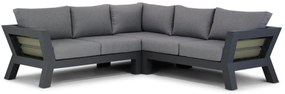 Hoek loungeset 5 personen Aluminium Grijs  Santika Furniture Santika Yovita