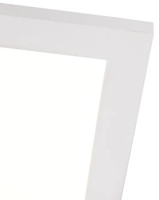 Plafondlamp wit 40 cm incl. LED 4-staps dimbaar - Liv Modern vierkant Binnenverlichting Lamp
