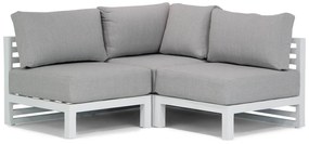 Hoek loungeset 2 personen Aluminium Wit  Santika Furniture Santika Jaya