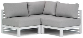 Hoek loungeset  Aluminium Wit 2 personen Santika Furniture Santika Jaya