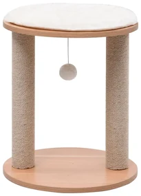vidaXL Kattenkrabpaal klein met krabpalen 44 cm