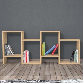 Homemania Boekenkast Hydra 116,4x22x53,5 cm eikenkleurig