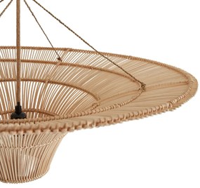 Hanglamp/plafonlamp in rotanØ80 cm, Junita